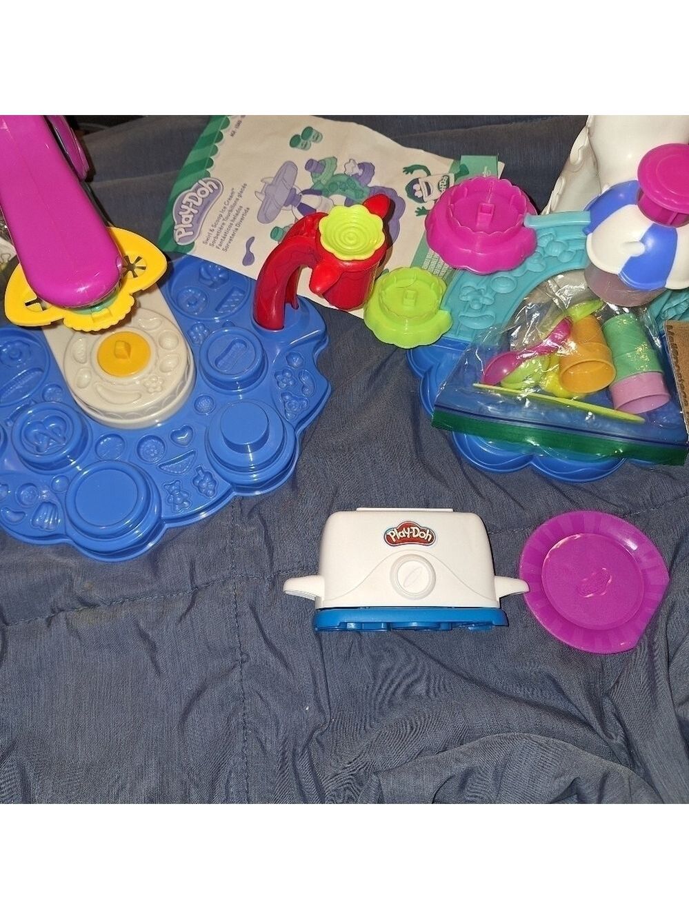 Play-Doh Cookie Cutters Ice Cream Playsets Lot